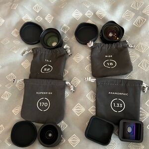 Moment lenses for iPhones, M-series